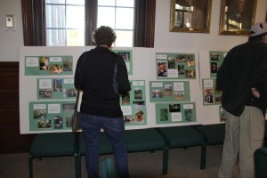 Pictures and history of the 37 GCT properties were on display.